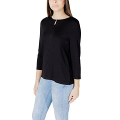 Street One Black Viscose Long Sleeve - IT36|XXS - T-Shirts