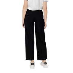 Street One Black Viscose Pant - Trousers