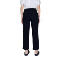 Street One Black Viscose Pant - W40 | L28