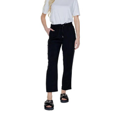 Street One Black Viscose Pant - W40 | L28 - Trousers