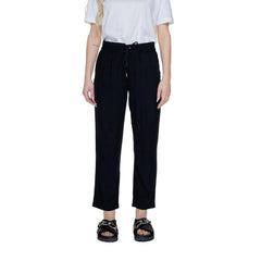 Street One Black Viscose Pant - W40 | L28 - Trousers