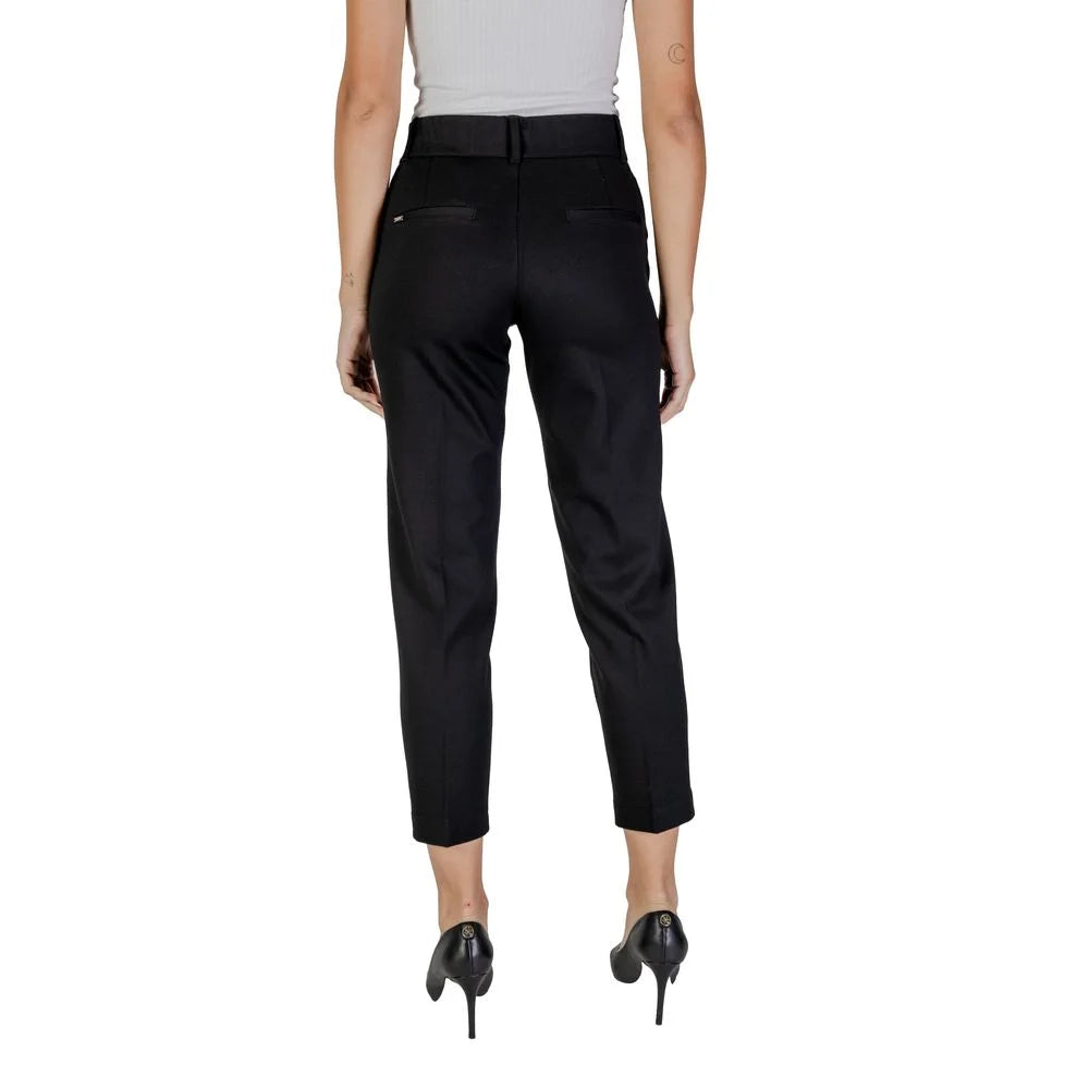 Street One Black Viscose Pant - W46 | L28 - Chinos