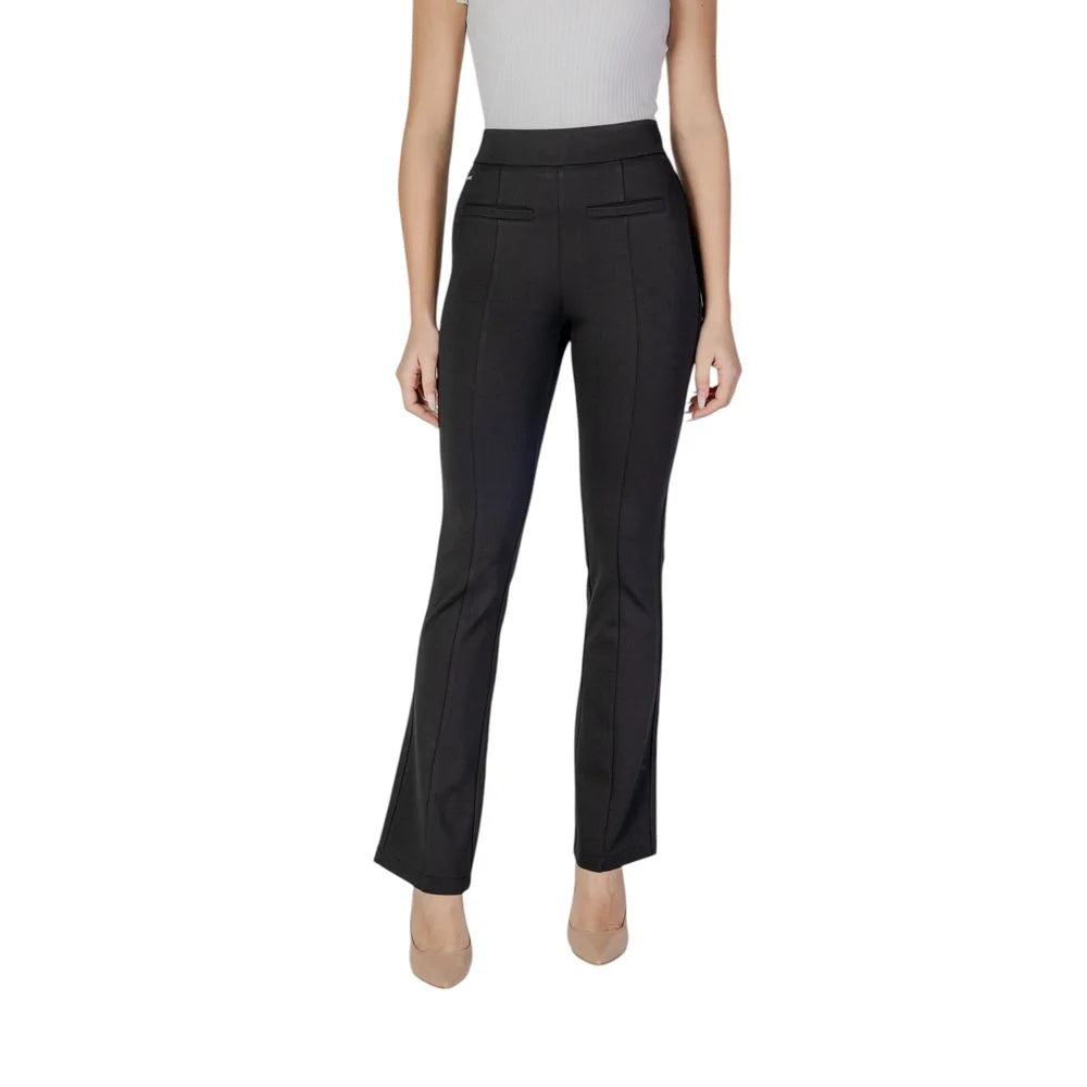 Street One Black Viscose Skinny Pant - Trousers
