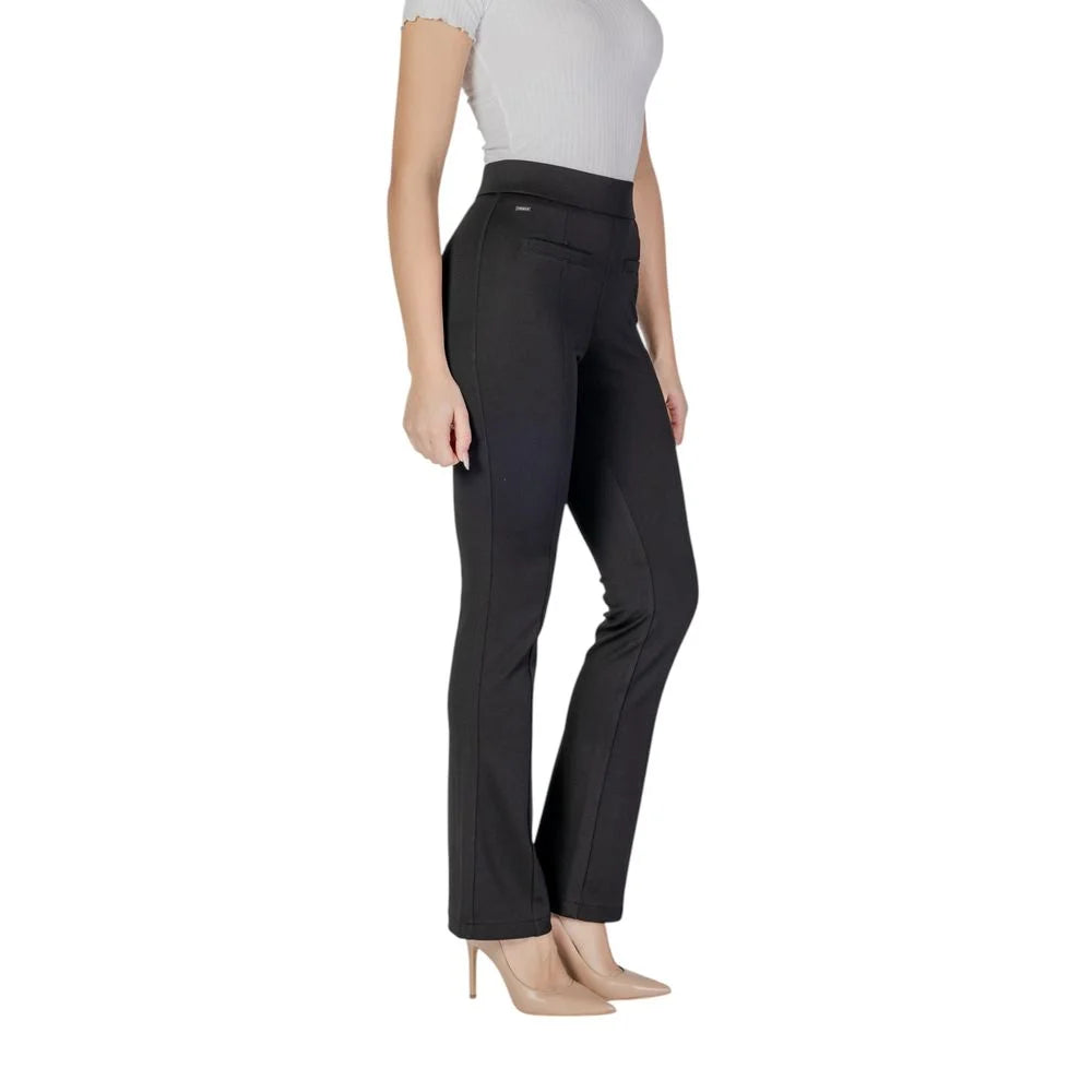 Street One Black Viscose Skinny Pant - Trousers