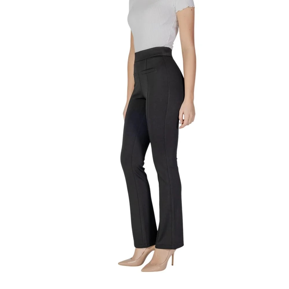 Street One Black Viscose Skinny Pant - Trousers