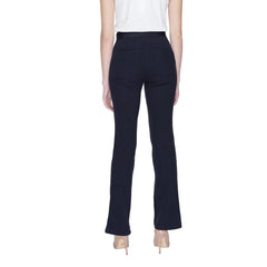 Street One Blue Cotton Pant - Trousers