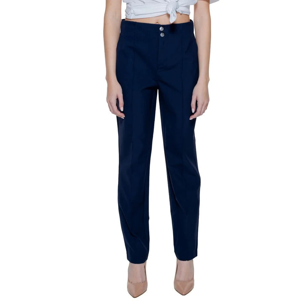 Street One Blue Polyamide Pant - Trousers