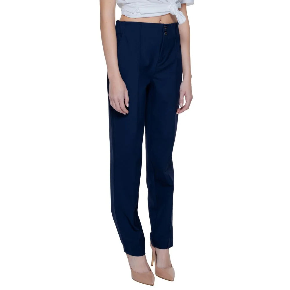 Street One Blue Polyamide Pant - Trousers