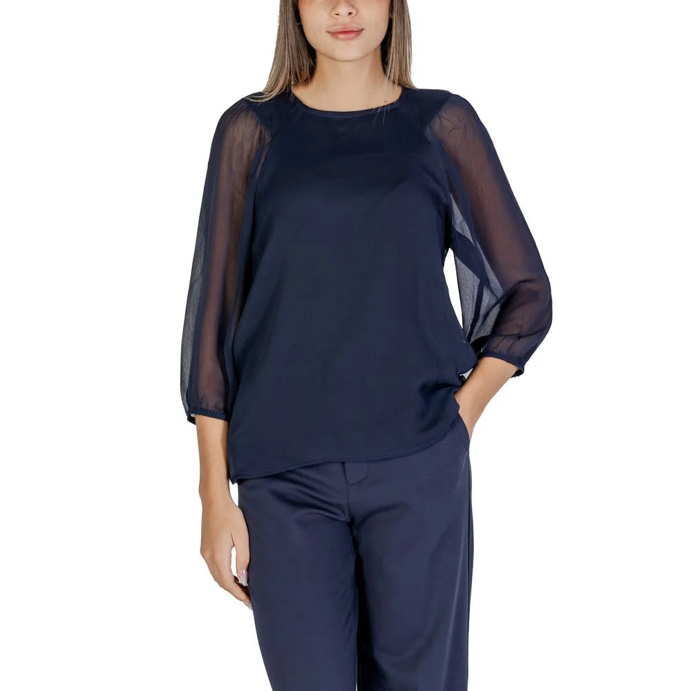Street One Blue Polyester Blouse - 34 | XXS - Blouses