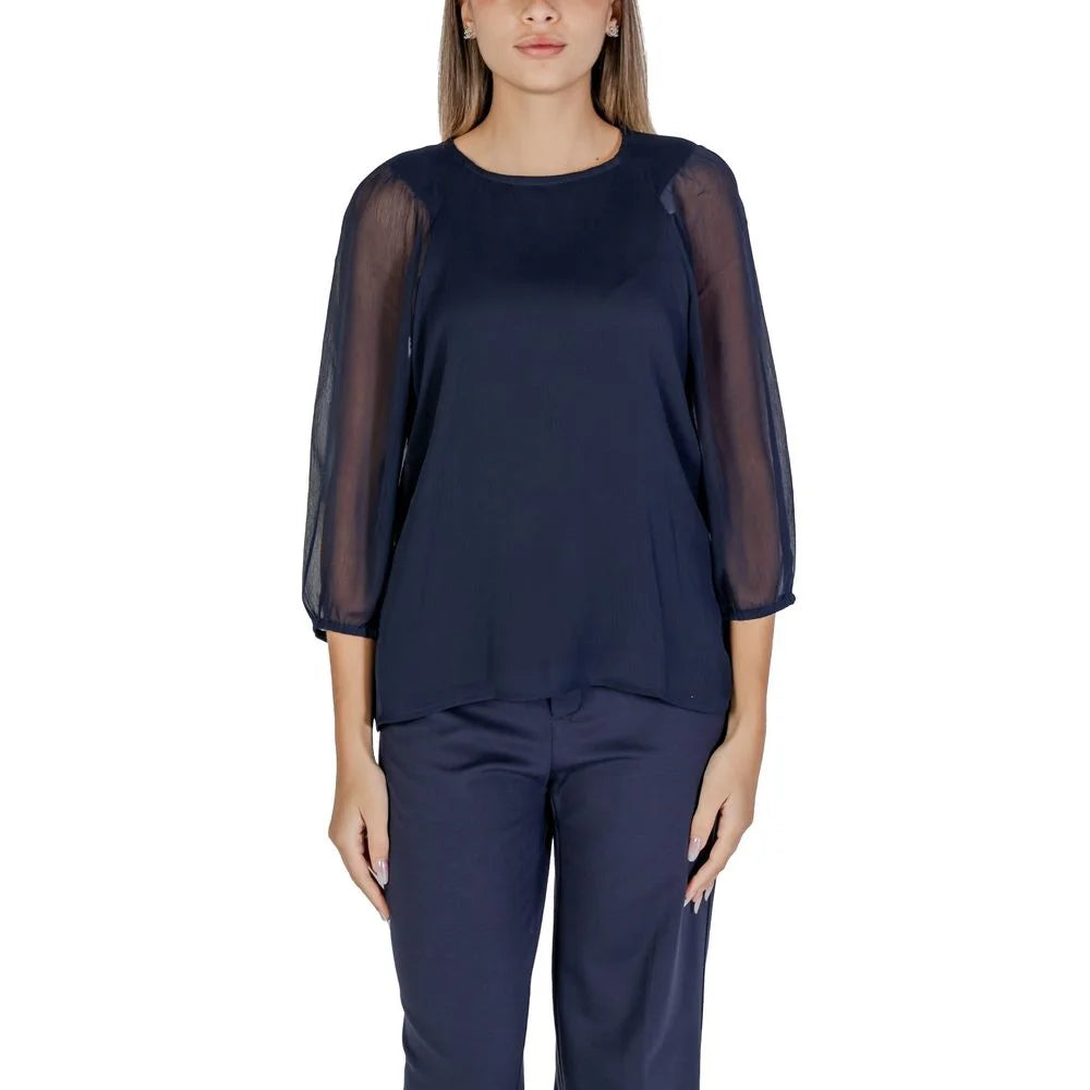 Street One Blue Polyester Blouse - 34 | XXS - Blouses
