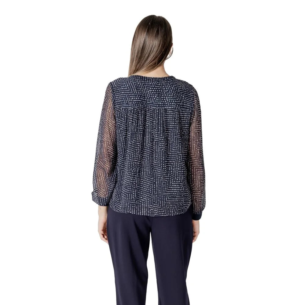 Street One Blue Polyester Blouse - Blouses