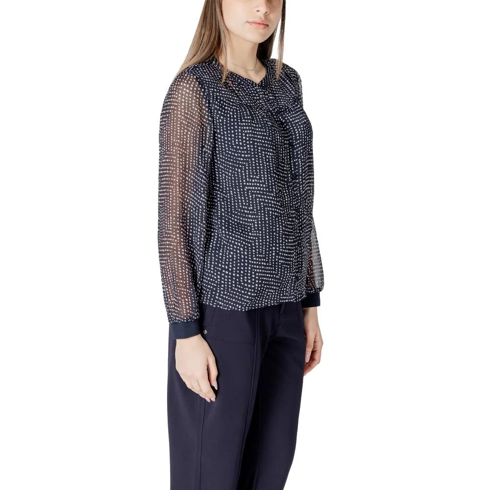 Street One Blue Polyester Blouse - Blouses