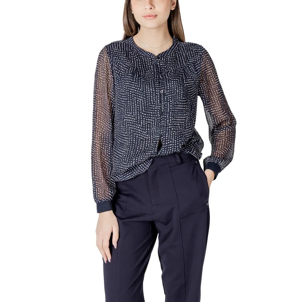 Street One Blue Polyester Blouse - Blouses