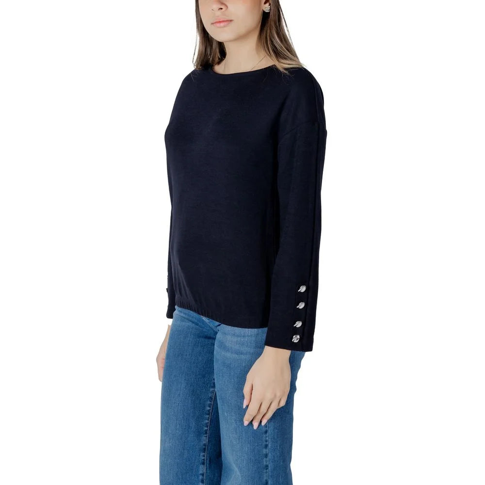 Street One Blue Polyester Sportswear - IT38|XS - Sweaters