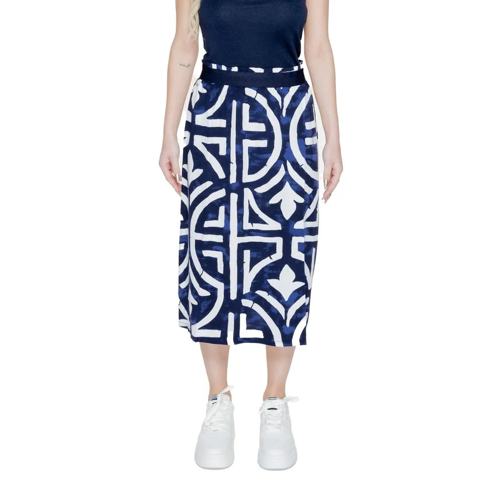 Street One Blue Viscose Long - 46 - Skirts
