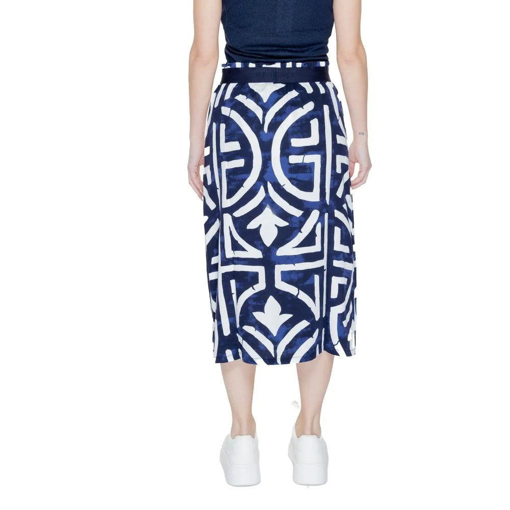 Street One Blue Viscose Long - 46 - Skirts