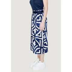 Street One Blue Viscose Long - 46 - Skirts