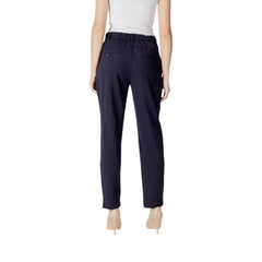 Street One Blue Viscose Pant - Trousers