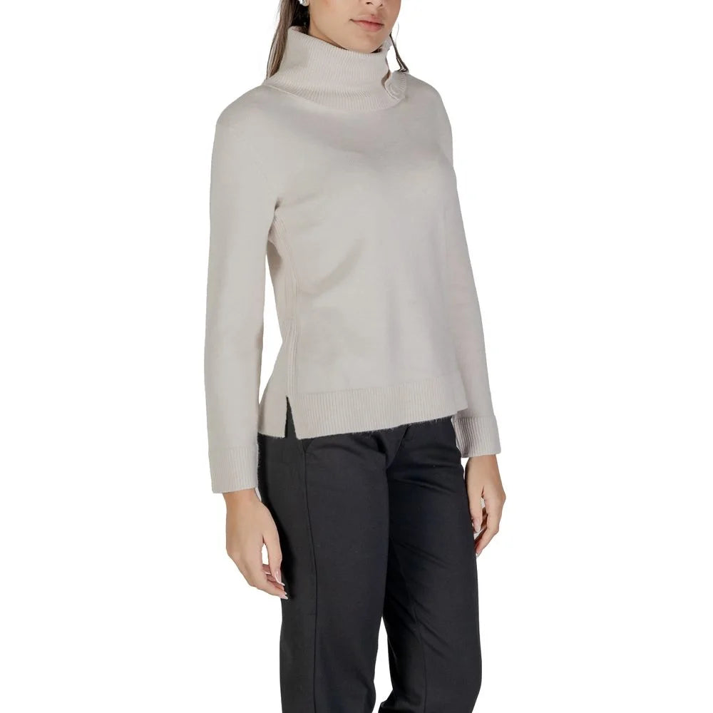 Street One Cream Viscose Turtleneck