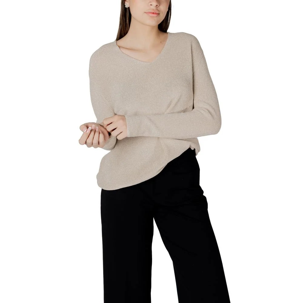 Street One Gold Cotton Sportswear - Sweaters