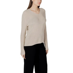 Street One Gold Cotton Sportswear - Sweaters