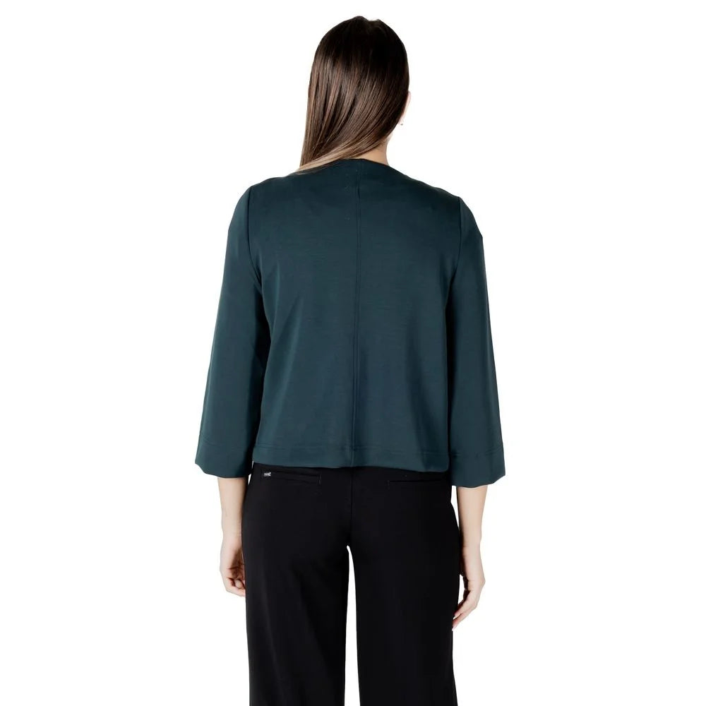 Street One Green Modal Jackets & Coat - Coats & Jackets