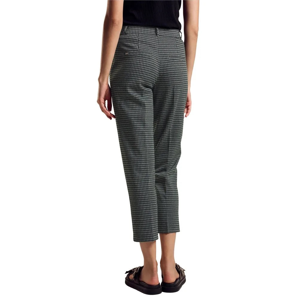 Street One Green Polyester Pant - Chinos