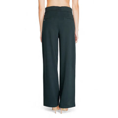 Street One Green Viscose Pant - Trousers
