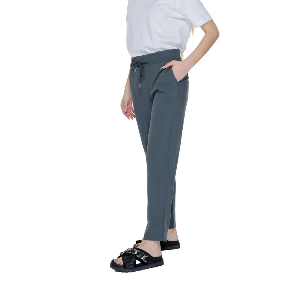 Street One Green Viscose Pant - W46 | L28 - Trousers