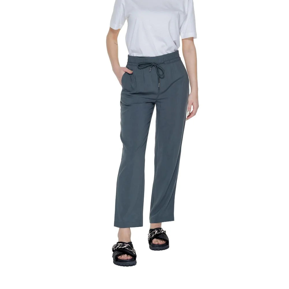 Street One Green Viscose Pant - W46 | L28 - Trousers