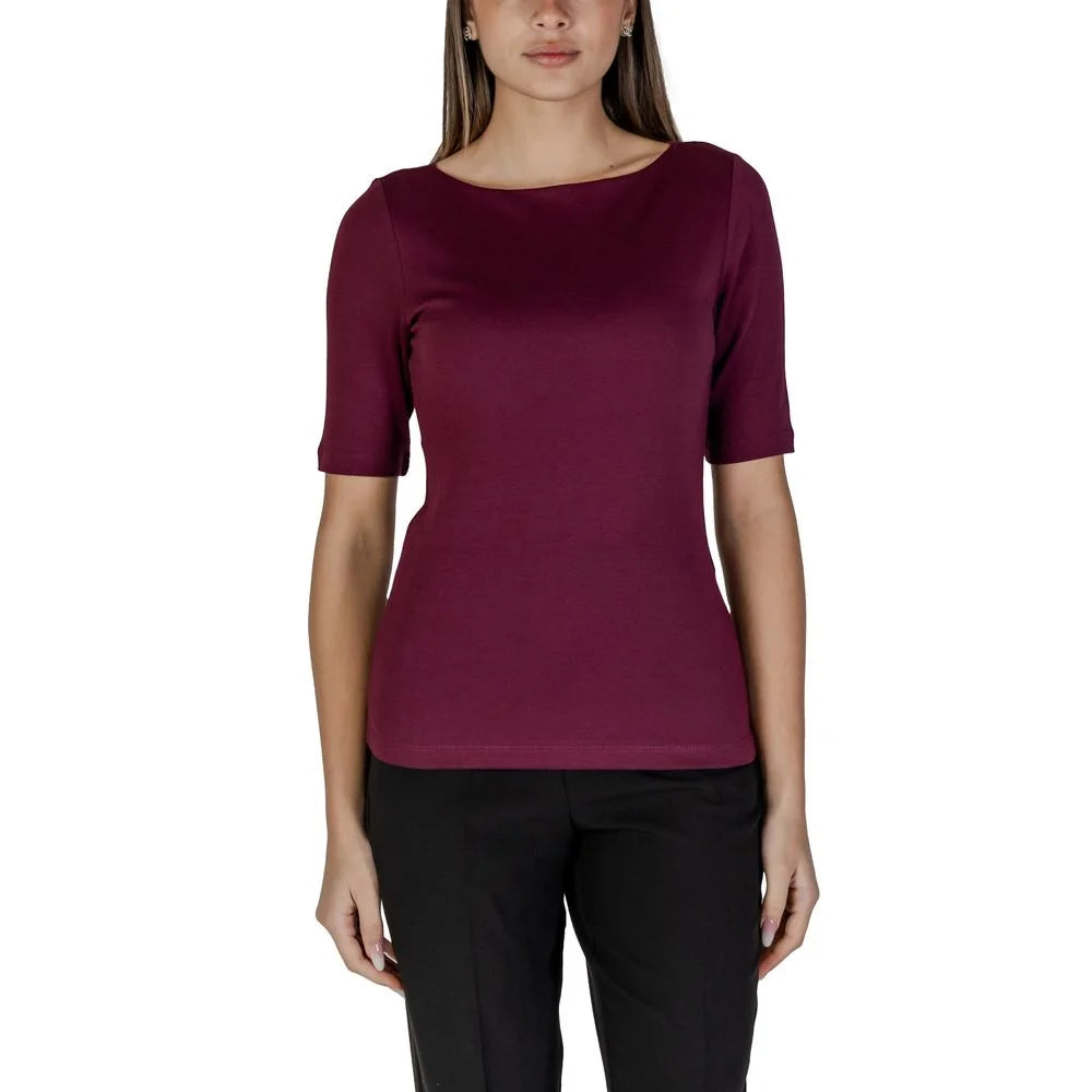 Street One Purple Cotton T-Shirt - T-Shirts