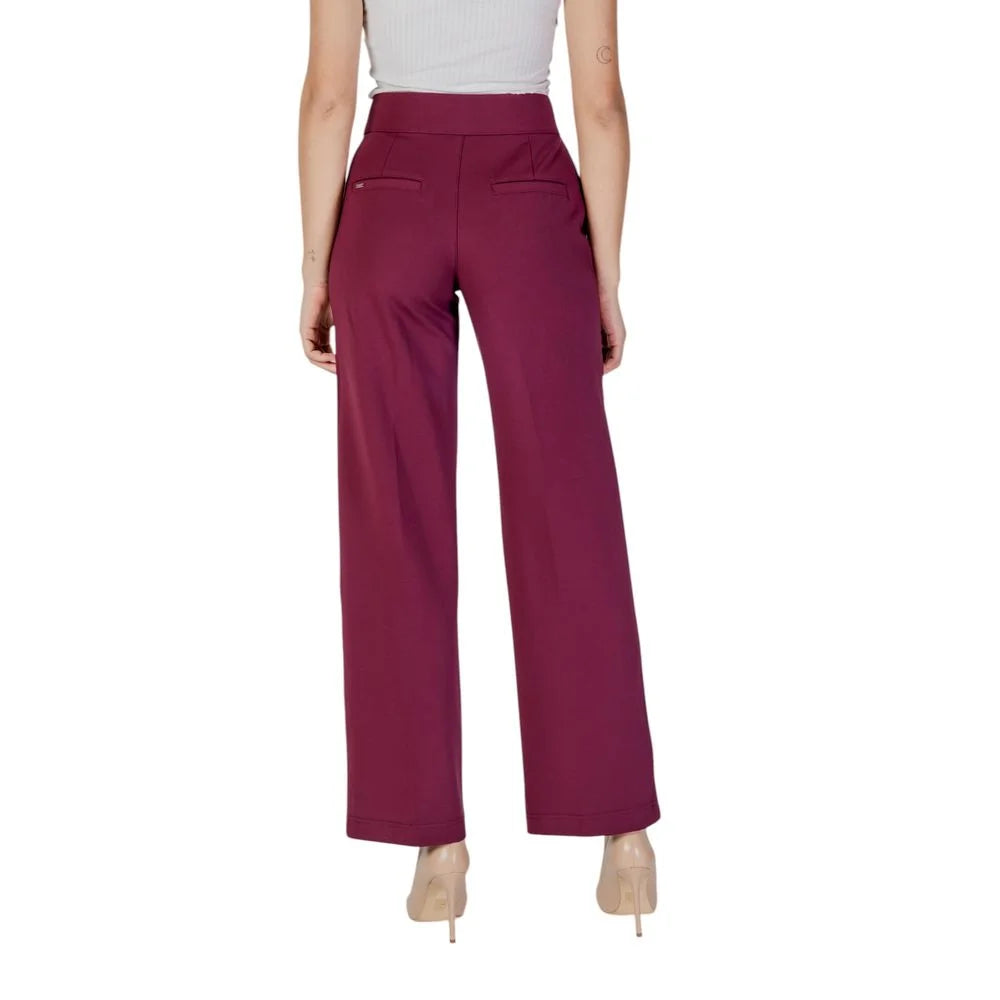 Street One Purple Viscose Pant - Trousers