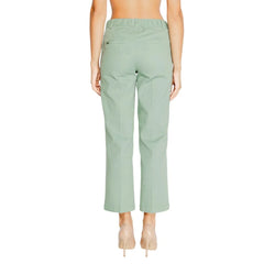 Street One Turquoise Cotton Pant - Chinos