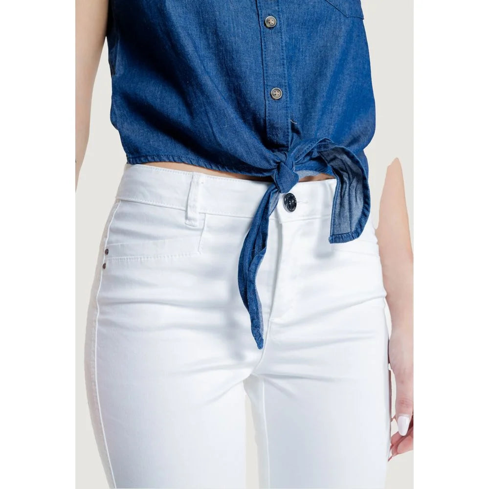 Street One White Cotton Pant - W36 | L26 - Trousers