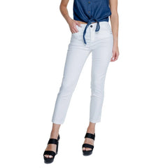 Street One White Cotton Pant - W36 | L26 - Trousers