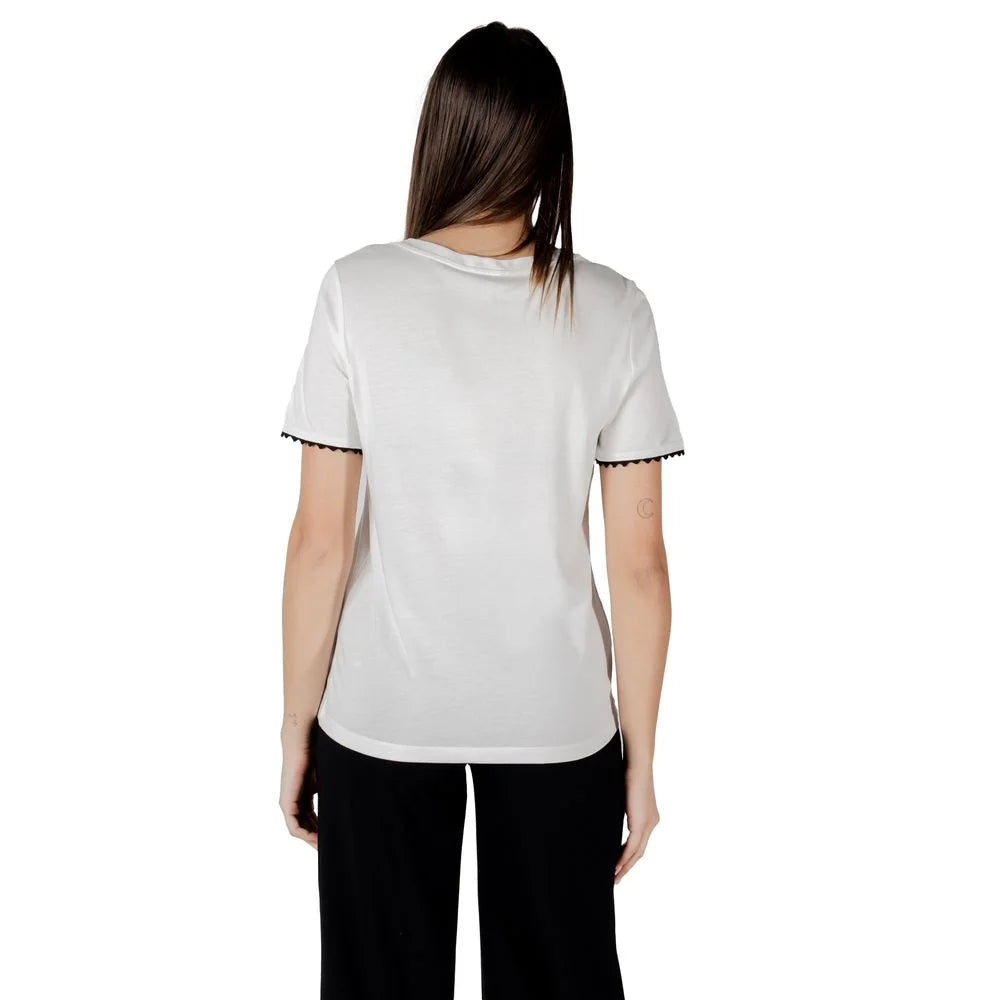 Street One White Cotton T-Shirt - IT38|XS - T-Shirts