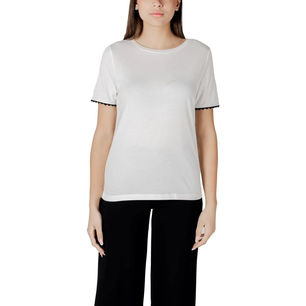Street One White Cotton T-Shirt - IT38|XS - T-Shirts