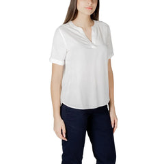Street One White Viscose Blouse - IT36|XXS