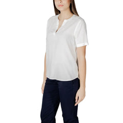 Street One White Viscose Blouse - IT36|XXS
