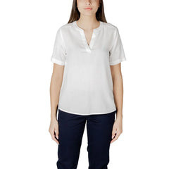 Street One White Viscose Blouse - IT36|XXS