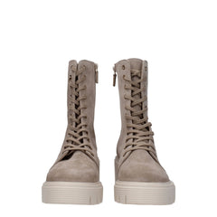 Stuart Weitzman Beige Leather Ankle Boots - EU40/US10