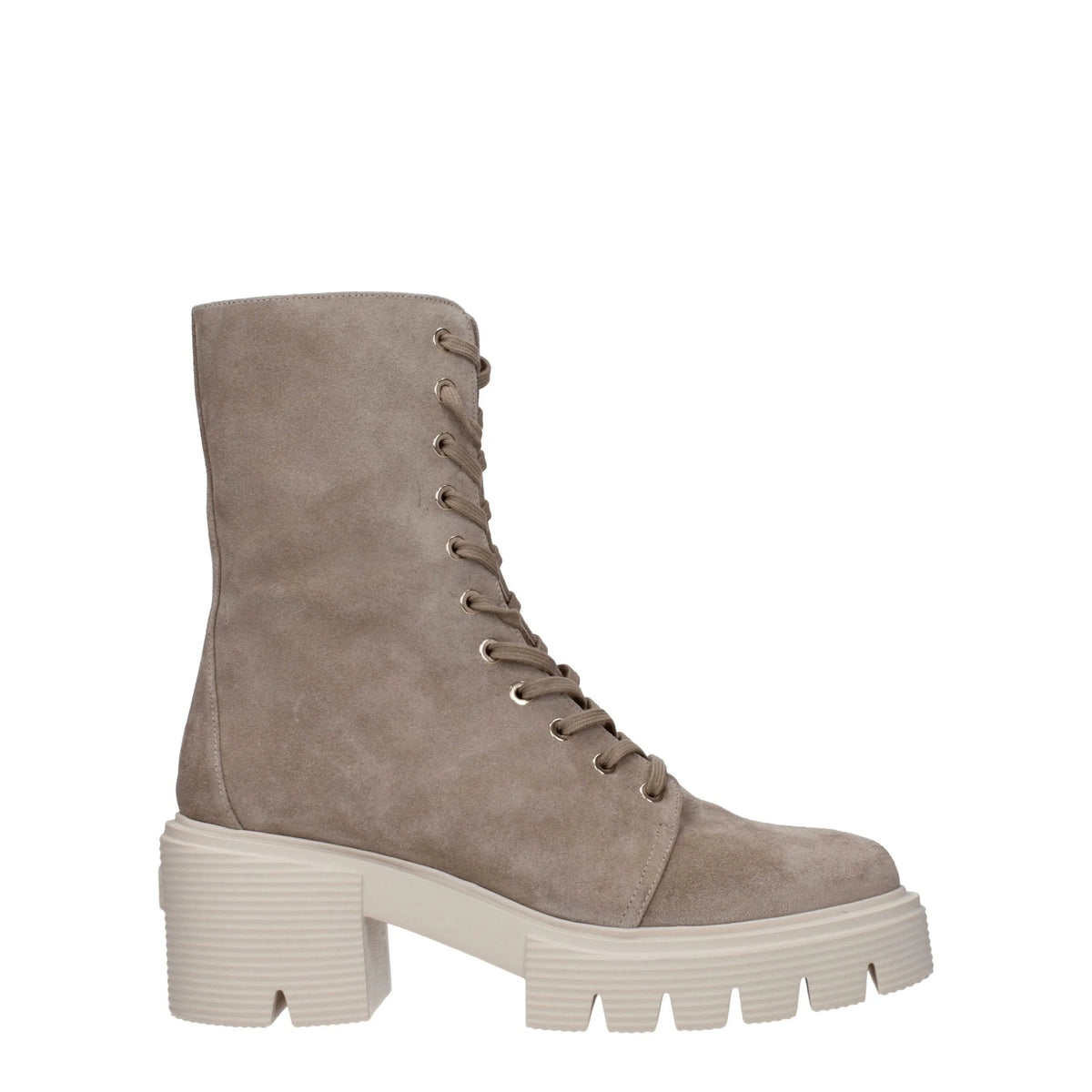 Stuart Weitzman Beige Leather Ankle Boots - EU40/US10