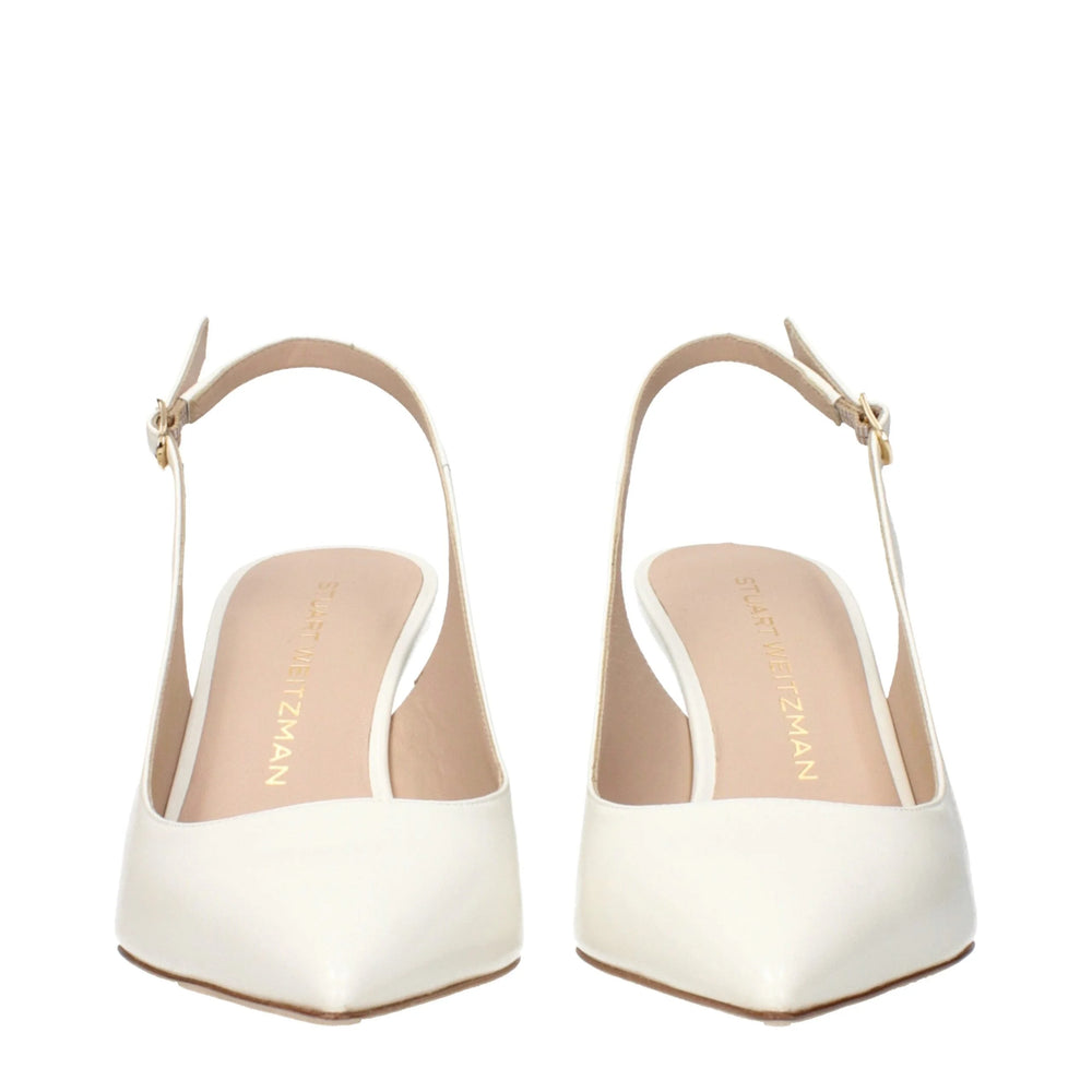 Stuart Weitzman Beige Leather High Heel Pumps - EU37.5/US7.5