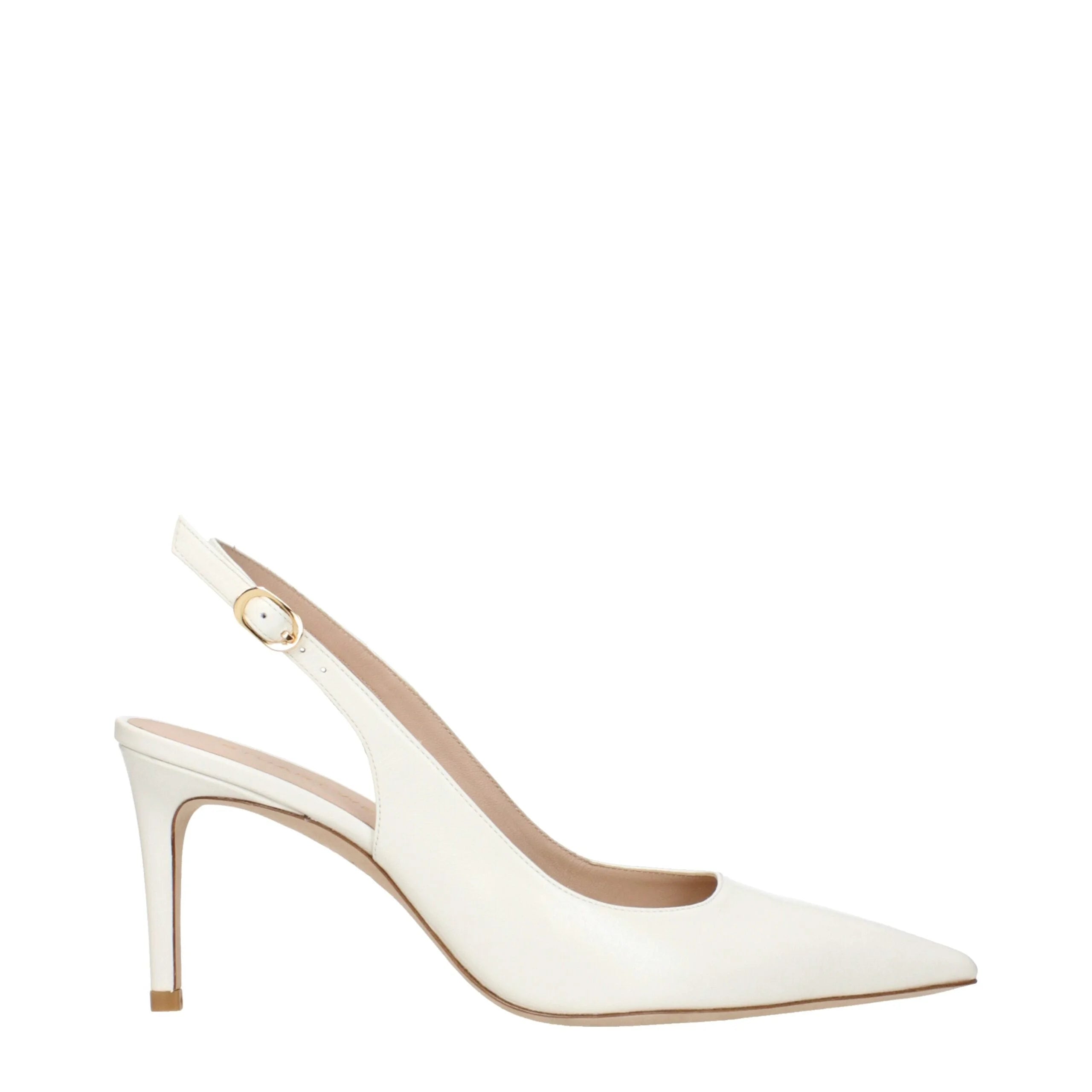 Stuart Weitzman Beige Leather High Heel Pumps - EU37.5/US7.5