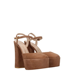 Stuart Weitzman Beige Leather Platforms - EU38.5/US8.5