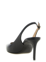 Stuart Weitzman Black Calfskin Mid Heel Pumps - EU38/US8