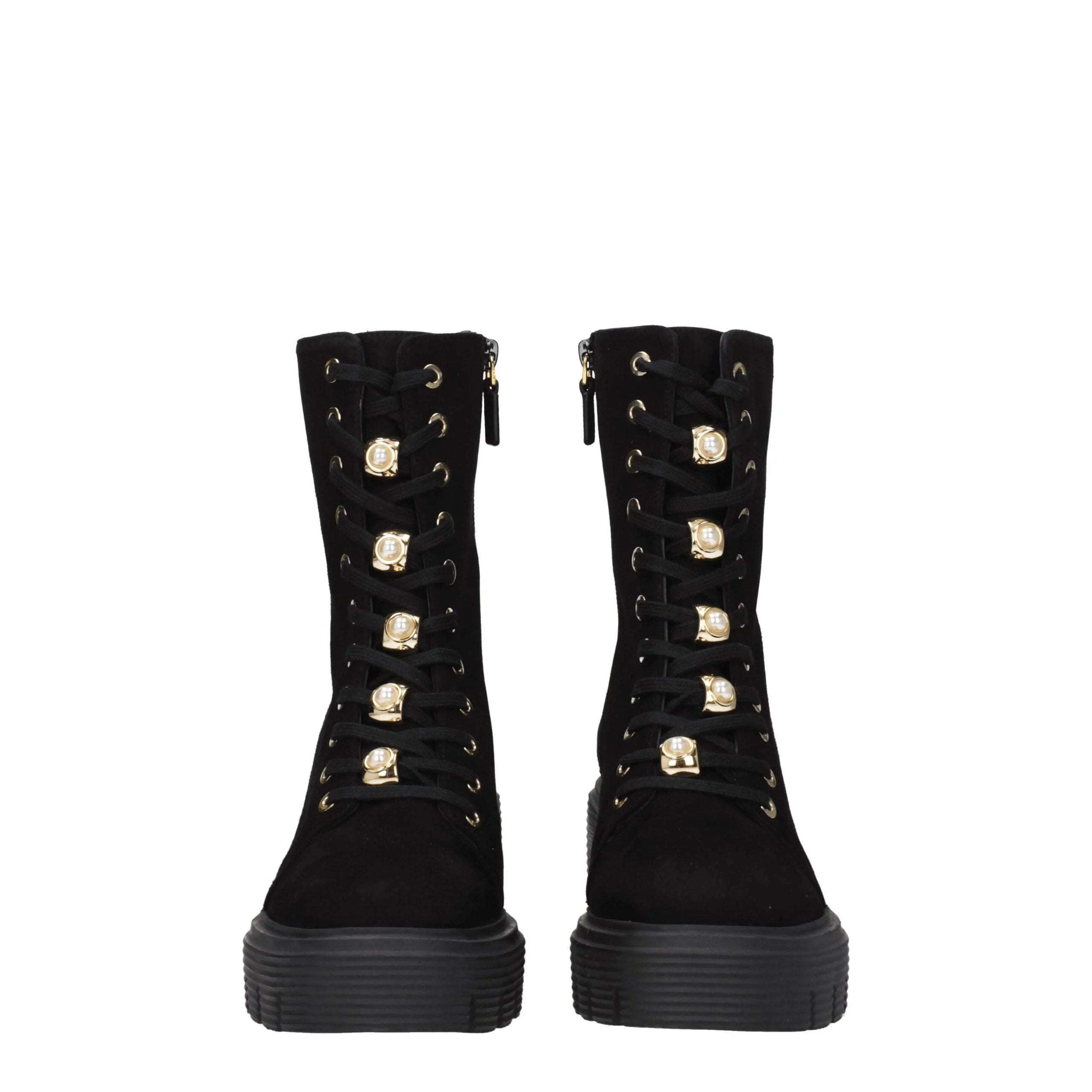 Stuart Weitzman Black Leather Ankle Boots