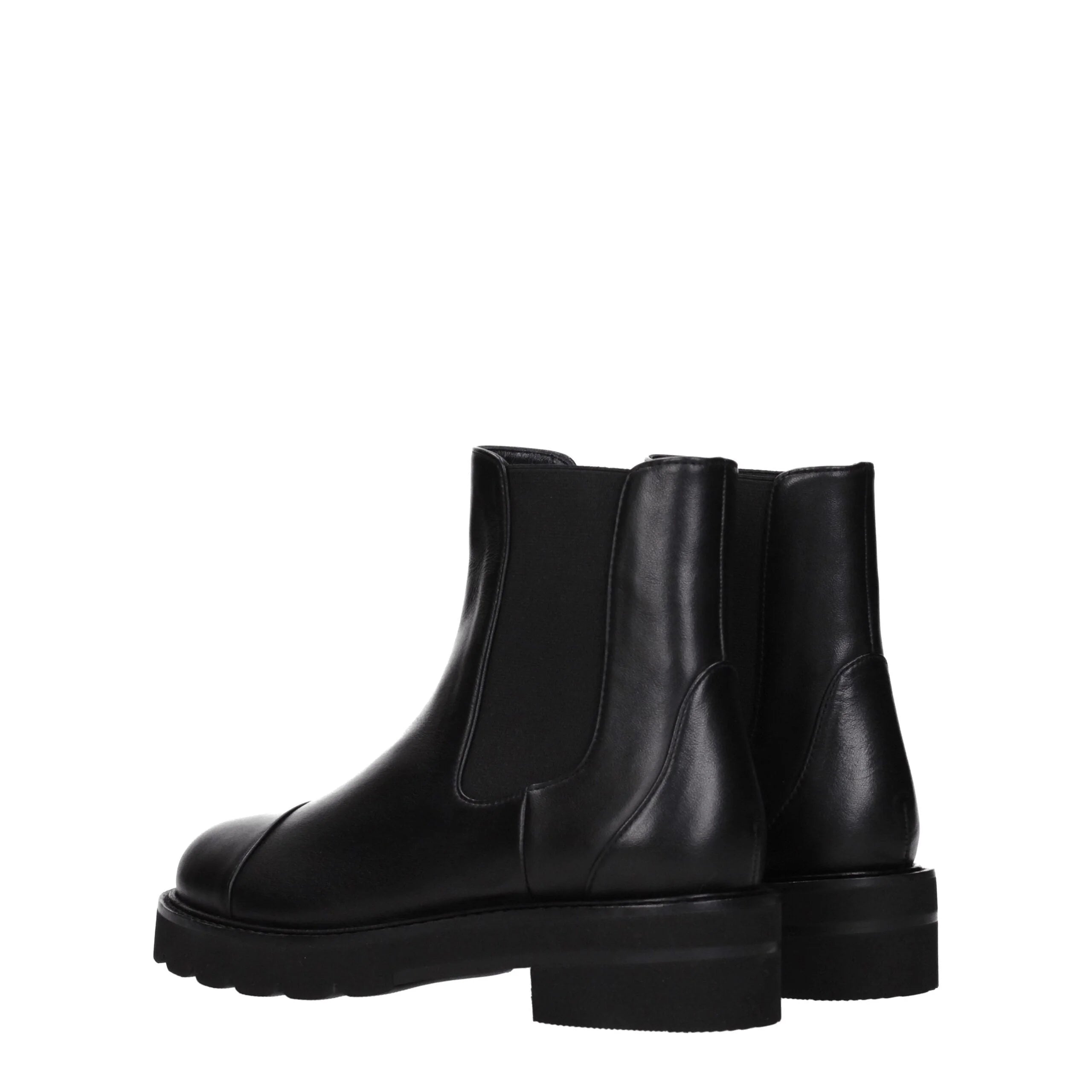 Stuart Weitzman Black Leather Ankle Boots - EU35.5/US5.5 - Boots