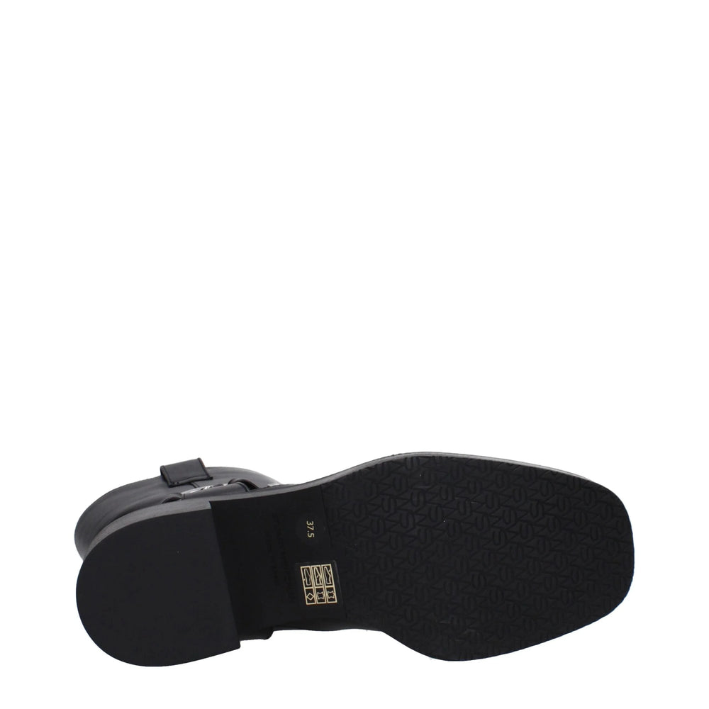 Stuart Weitzman Black Leather Ankle Boots - EU37.5/US7.5