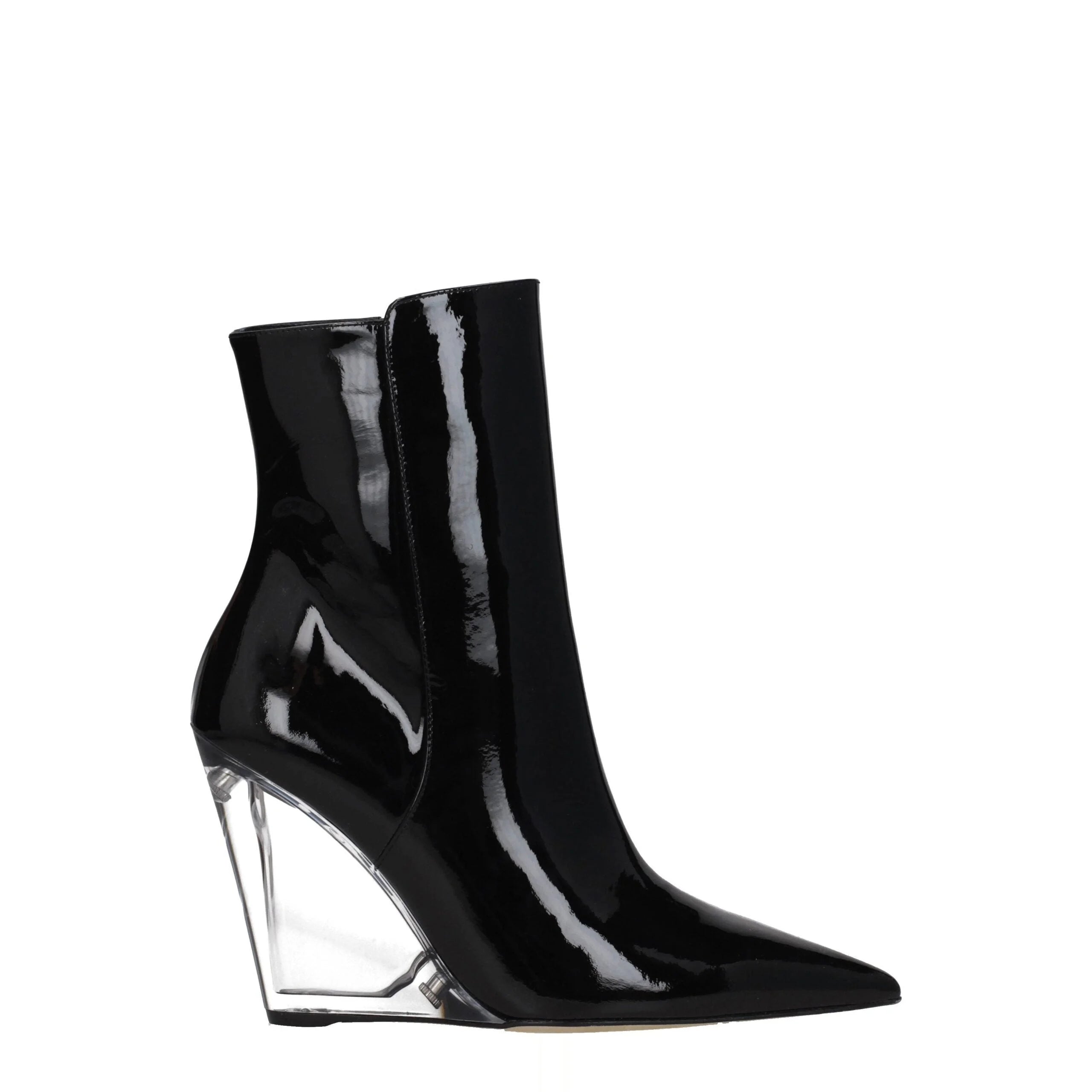 Stuart Weitzman Black Leather Ankle Boots - EU37.5/US7.5